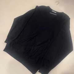 23ss AURALEE ELASTIC HIGH GAUGE SWEAT 黒のサムネイル