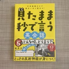 中学英語だけで面白いほど話せる! 見たまま秒で言う英会話のサムネイル