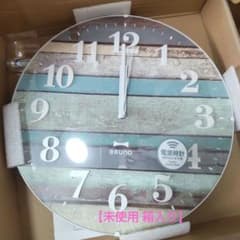 BRUNO ブルーノ 電波時計 掛け時計 ビンテージウッド ホワイト 7 BRUNO ブルーノ 電波時計 掛け時計 ビンテージウッド ホワイト 7