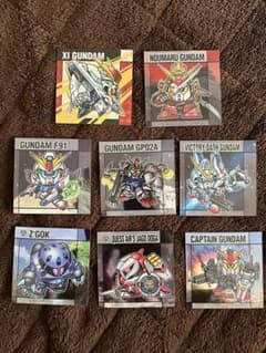 SDガンダムスナック2 シークレット XIガンダム他8枚セットのサムネイル