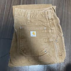 Carhartt WB136 BRN ワークパンツ 14x32 ダブルニーのサムネイル