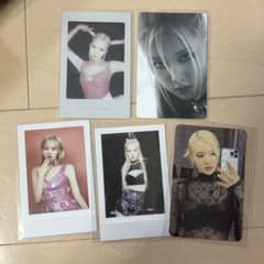 Blackpink ロゼ　サイン会　チェキ　トレカ　ワールドツアー Blackpink ロゼ トレカ LPレコード ROSE BORN PINK フォトカード