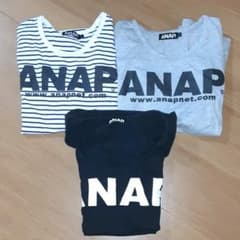 ANAP☆Tシャツとカットソー３セットのサムネイル