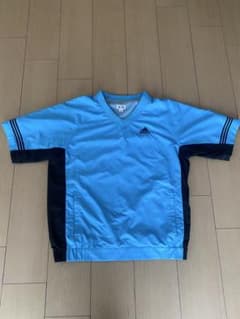 た*ま様 アディダス ナイロンジャケット 青色 M ゴルフウェア　メンズのサムネイル