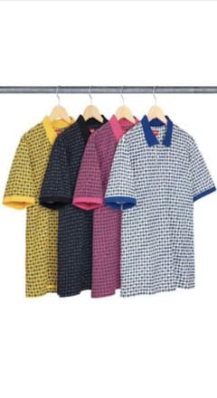 正さん専用　SUPREME FOULARD POLO White L 19SSのサムネイル