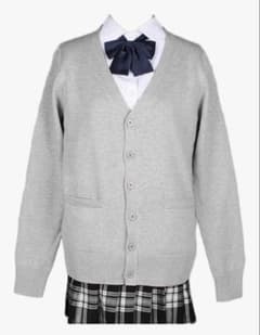 グレー 制服 カーディガンのサムネイル