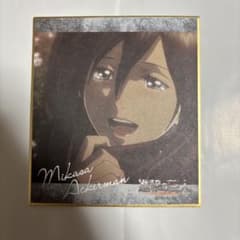 Attack Titan Mikasa Ackerman Mini Shikishi (decorative paper board)
