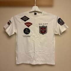 AVIREX ミリタリーワッペン Tシャツ ホワイトのサムネイル