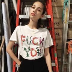 fuck you t-shirt y2k itimi 水原希子　着用のサムネイル