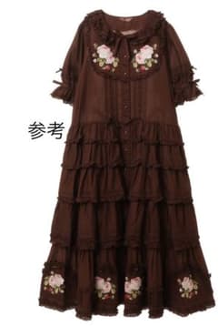 ピンクハウス・ベリーローズ刺しゅうパッチワークワンピース - メルカリ