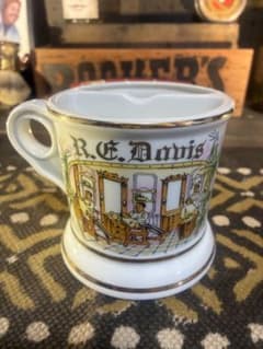 R.E. Davis アンティーク シェービングマグ　vintage ビンテージのサムネイル