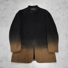 イッセイミヤケメン 02AW ハリスツイードウールジャケット 2 グラデーション イッセイミヤケメン 02AW ハリスツイードウールジャケット 2