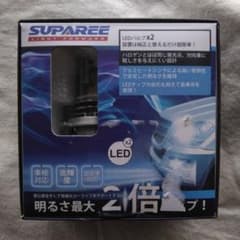 H4 LED ヘッドライト バルブ 車用 ホワイト Hi/Lo 2個セットのサムネイル