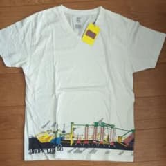 グラニフ新品未使用タグ付き グラニフ Tシャツ 白 Lサイズ Vネックのサムネイル