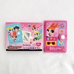 新品未使用 パワーパフガールズ シークレットシール帳風ミラー ブロッサム ①