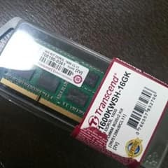 Transcend 8GB ノートPC用メモリのサムネイル