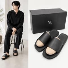 1504 美品✨ Y-3 ワイスリー レザーサンダル ブラック 25.5㎝ - メルカリ