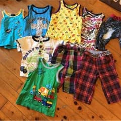 夏服 ミキハウス含む♡まとめ売り 110,120size上下セットのサムネイル