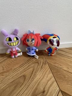 アメイジングデジタルサーカス ぬいぐるみ マスコット 3種セット