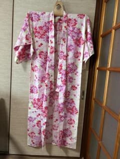 花柄 浴衣 綿100% サイズ150のサムネイル