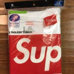 3枚セットSupreme x hanes t-shirtのサムネイル