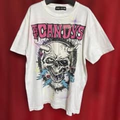 CANDY STRIPPER スカルプリント 半袖Tシャツのサムネイル