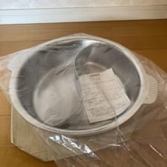 未使用ちり鍋2仕切り(29cm)のサムネイル