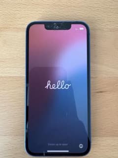 iPhone 13 mini ブルー 画面ひび割れありのサムネイル