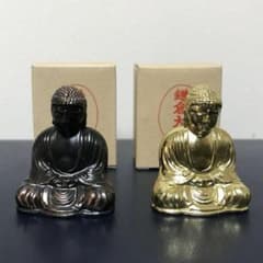 鎌倉大仏 金・銅 セット 金属製のサムネイル