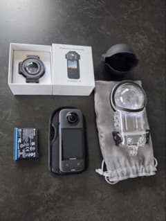 即水中撮影ok Insta360 X3 本体+潜水ハウジング+レンズガードセットのサムネイル