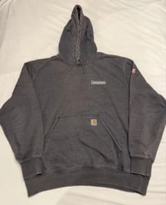 ね*こ様 Carhartt カーハート プルパーカー 刺繍ロゴ 星条旗ワッペンのサムネイル