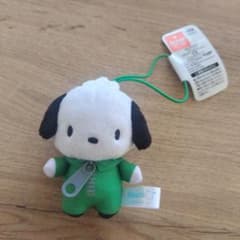 ポチャッコ　カラフルつなぎマスコット グリーン