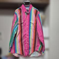 Wrangler 長袖シャツ マルチストライプのサムネイル