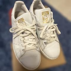 adidas スタンスミス ホワイト ゴールド　23センチのサムネイル