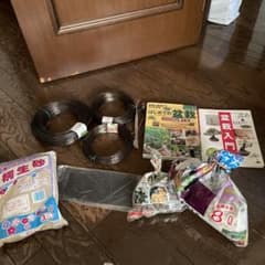 赤いサンタ様専用　盆栽鋏　盆栽入門　はじめての盆栽　盆栽用アルミ線　マルタ玉肥のサムネイル