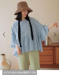 COMFORTリネンワイドブラウス nikoandのサムネイル