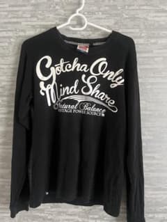 Gotcha 長袖Tシャツ ブラック ロゴプリントのサムネイル