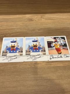 ディズニー キャラクターカード ドナルド×2 クララベルのサムネイル
