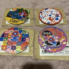 【レア非売品】EXPO 2025 木製ミャクミャク コースター ミャクミャク Expo 2025 木製コースター 4枚セット 万博 - メルカリ