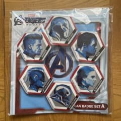 アベンジャーズ エンドゲーム 缶バッジセット Aのサムネイル