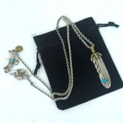 40s スウィートハートジュエリー ベル 鐘 シルバー 勿忘草 リボン 鈴