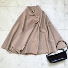 美品　デプレ　カシミヤ100%　ポンチョ　ケープコート　ベージュ m53359291329_1.jpg?1762077620