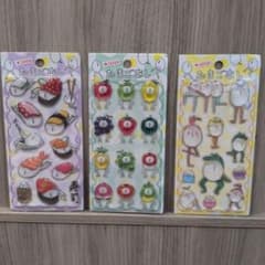 たまごあし シール 3種セットのサムネイル