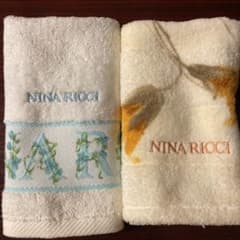 NINA RICCI 핸드 타올 2장 세트