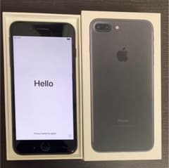 iPhone 7 Plus Jet Black 128 GB SIMフリーのサムネイル