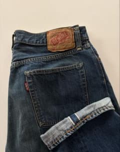 90s DENIME ドゥニーム ORIZZONTI W32 鬼ヒゲ 66モデル 旧ドゥニームDENIMEオリゾンティ期66モデルデニムパンツ鬼ヒゲ黒