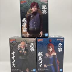NARUTO ナルト疾風伝 オオノキ 照美メイ 我愛羅フィギュア3種 - メルカリ