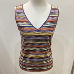 sh3813 MISSONI SPORT タンクトップ マルチカラー イタリア製 - メルカリ