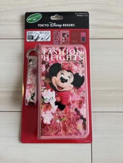 【新品未使用】ディズニー　ミニーマウス 春 手帳型 スマホケース 新品のサムネイル