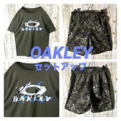 OAKLEY オークリー テクニカルTシャツ クロスハーフパンツ セット M